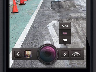 Camera interface in the works app camera camera app ios iphone iphone app lens icon tooltip ui user interface