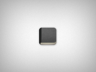 Book Icon book gradient icon ipad iphone photoshop texture