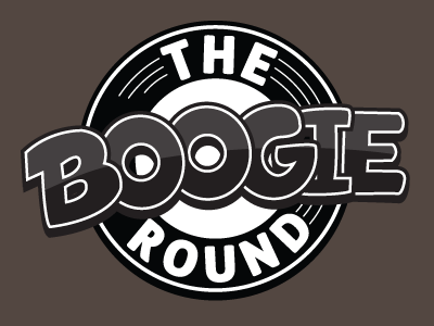 The Boogie Round Logo fat logo round stroke