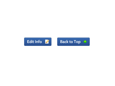 A couple of buttons back to top buttons edit edit info get info gradient icon inner shadow stroke