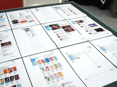 The web on paper design ecommerce layout paper planning publishing tabletennis webdesign
