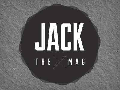 Jack The Mag brand duke duotone grey logo losttype retro texture type typeface vintage