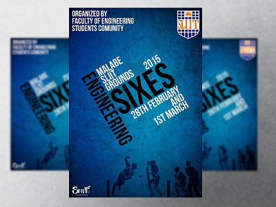 SLIIT Engineering Sizes blue blue poster design engineering faculty poster sliit sri lanka