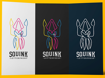 Squink: Brand Design brand brand design brandesigner branding design identity logo logotype olbap olbapdesign squid squink vector