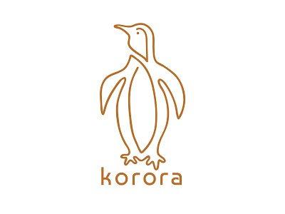korora brand brand design brandesigner branding design identity identity design kororoa logo logotype olbap olbap design olbapdesign penguin vector