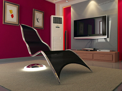 Magnetic Chair 3d 3dsmax chair design design magnetic