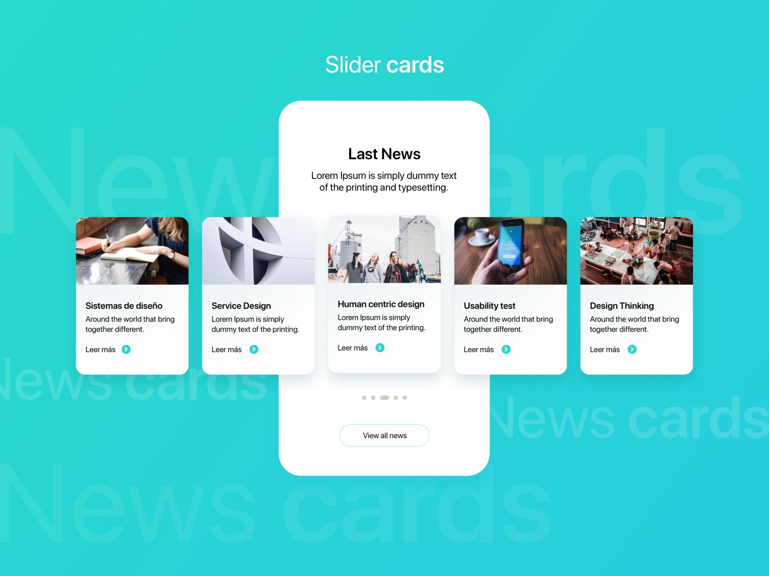 Slider Cards by Jonathan García on Dribbble