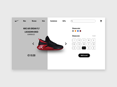 Nike Jordan e-commerce