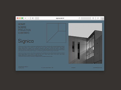 Sígnica branding graphic design site builder ui ux