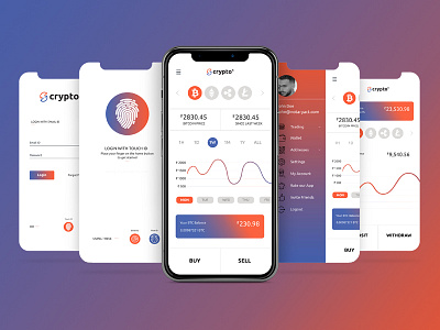 Crypton App Screens