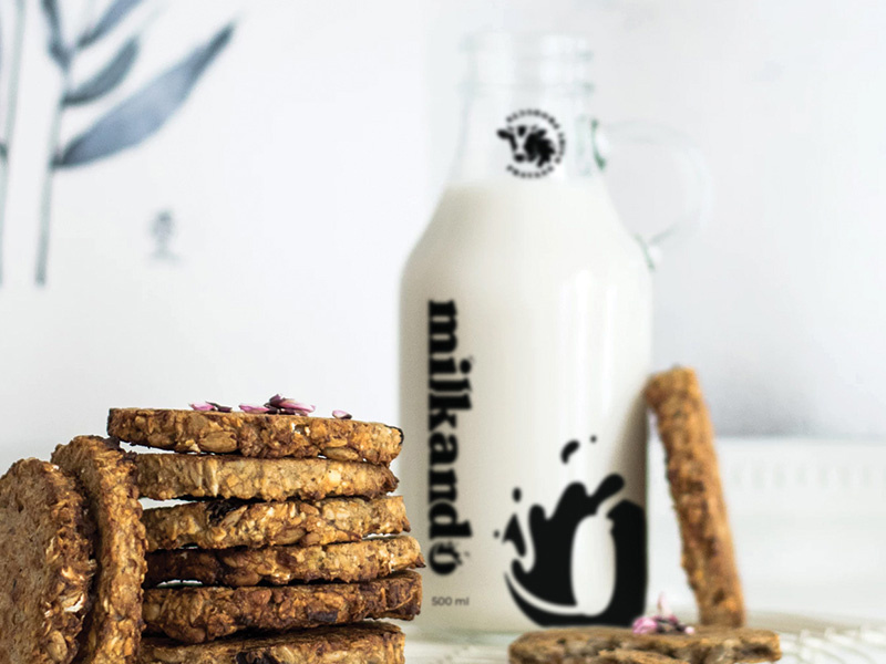 Milkando - A2 Desi Milk Brand branding packaging logo design
