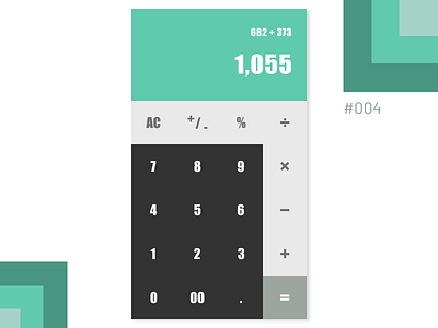 Daily UI #004 - Calculator