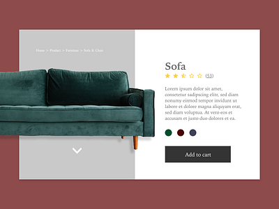 Daily UI #012 E-Commerce Shop