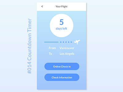 Daily UI #014 Countdown Timer