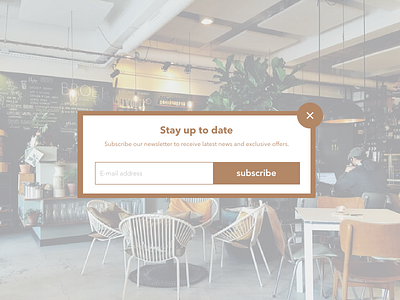 Daily UI #016 Pop-Up / Overlay