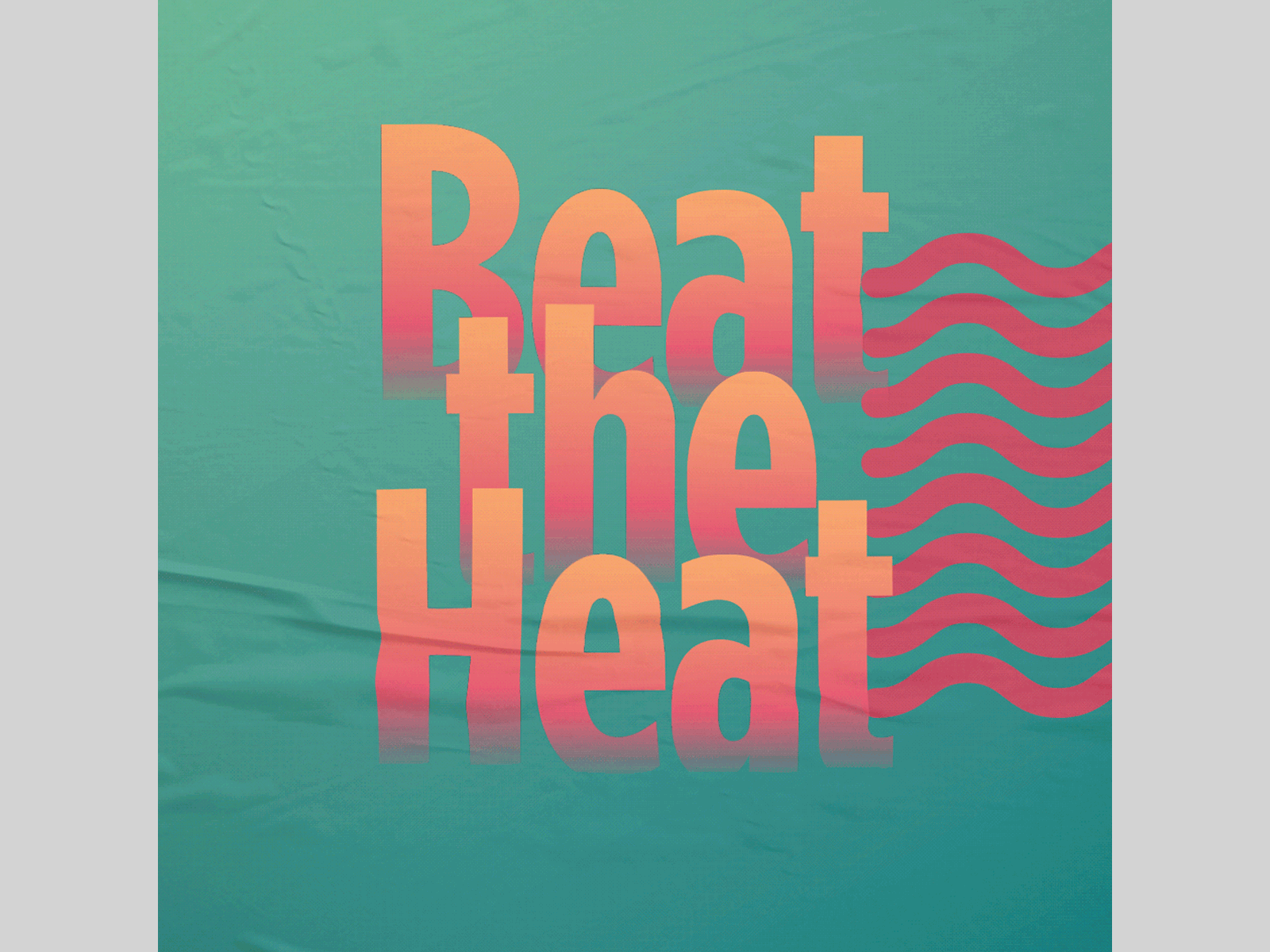 Beat the Heat animation gradient waves
