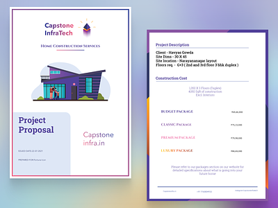 Capstone - Contract Agreement document design branding design vector