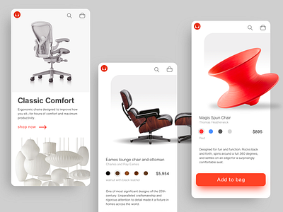 Herman Miller - Product Page - Mobile