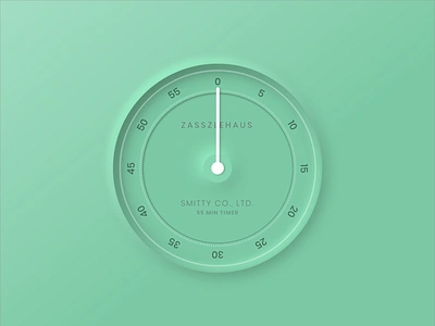 Retro Timer clean clock countdown timer dailyui014 design illustration kitchen minimal neumorphic neumorphism retro retro font timer vintage