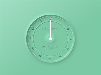 Retro Timer clean clock countdown timer dailyui014 design illustration kitchen minimal neumorphic neumorphism retro retro font timer vintage