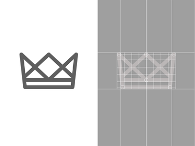 JQ Logo Design with grid branding crown design grid grid design grid layout grid logo illustrator logo logo design logodesign queen royalty vector