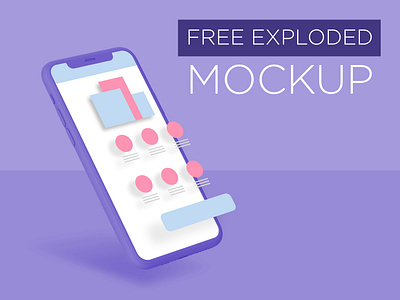 Download Free Exploded Mockup By Jonathan Levy On Dribbble