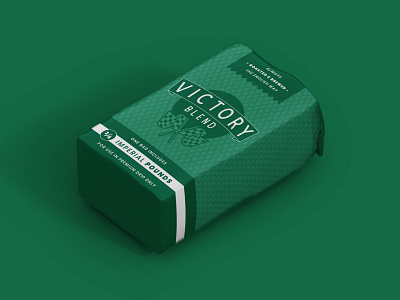 Victory Blend Coffee auto automobile automotive brand brand identity clean coffee coffee packaging coffeeshop design mockup package racing retro roaster roasters vintage