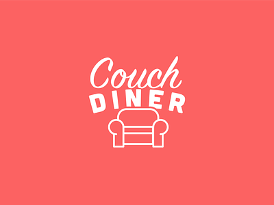 Couch diner logo app apple branding branding design clean delivery delivery app design food food app illustration logo logo design logotype ui