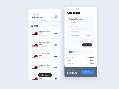 DailyUI #002 - Credit Card Checkout