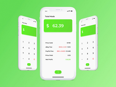 DailyUI #004 eBay Profit Calculator
