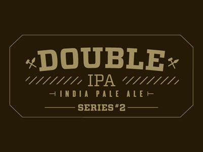 Double IPA package stamp