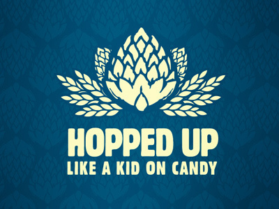 Beer Hops beer design typography