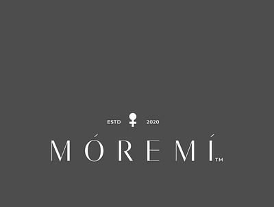 The Moremi Brand branding design female logo logo typography