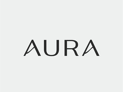 Custom Wordmark for Aura Bodyworks.