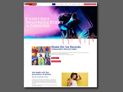 Website design for independent record label ecommerce ui ux ui design uidesign uiux ux design uxdesign webdesign website website design