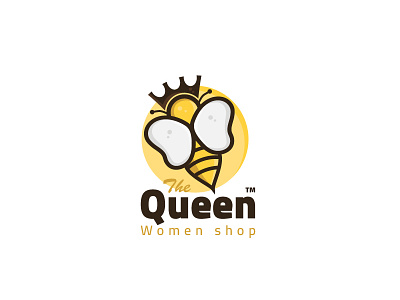 Logo The Queen design drawing freehand logo sketch typography تايبوجرافي تايبوجرافي عربي خط حر شعار لوجو