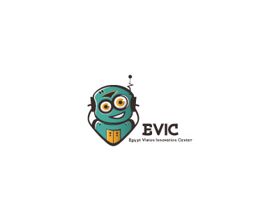 Logo EVIC animation app brand branding charachter charachter design design drawing freehand icon illustration logo sketch ui ux vector web شعار لوجو