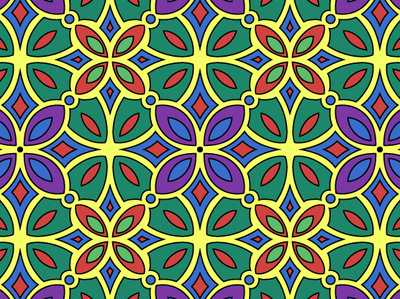 Floral Geometry and Colors