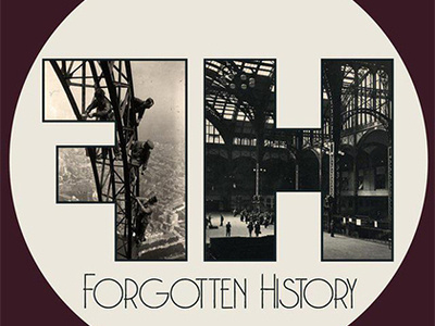 Forgotten history design logo
