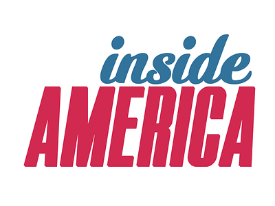 America inside design logo