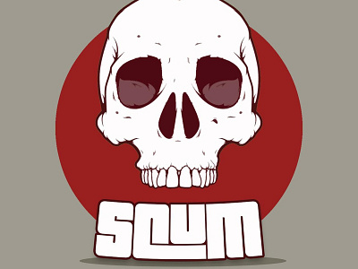 SCUM design logo