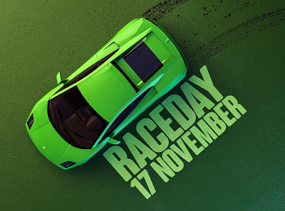 raceday design illustration