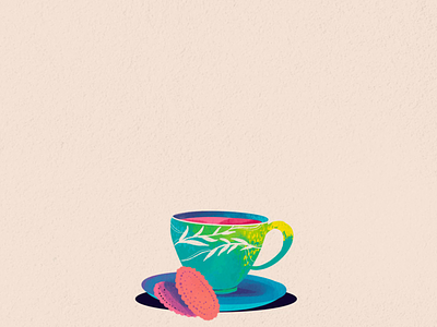 Cuppa adobeaftereffects animate animation illustration procreateapp tea teacup teaday