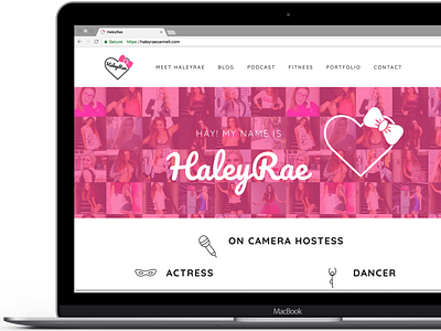 Website Design: haleyraecannell.com