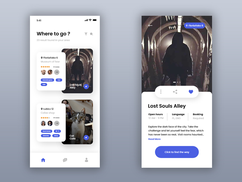 Where To Go App By Marcin Mroczko On Dribbble