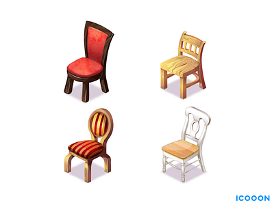 Chairs By Icooon On Dribbble Chairs By Icooon On Dribbble