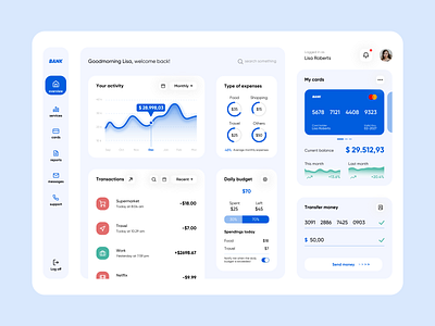 Financial dashboard app bank banking banking app banking dashboard dashboad dashboard app dashboard ui finance finance app finance dashboard financial financial app financial dashboard financial services money money transfer ui ui design web design