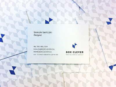 Box Clever Business Cards branding business cards print stationery