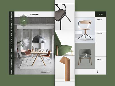 Furniture Store | Catalog Page Concept brutalism catalog chairs concept debut e commerce furniture minimal store ux ui website