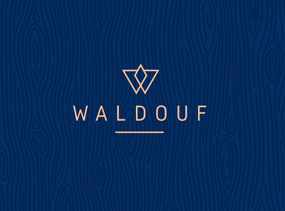Waldouf logo brand identity branding design furniture illustration logo logos logotype minimal simple simple logo